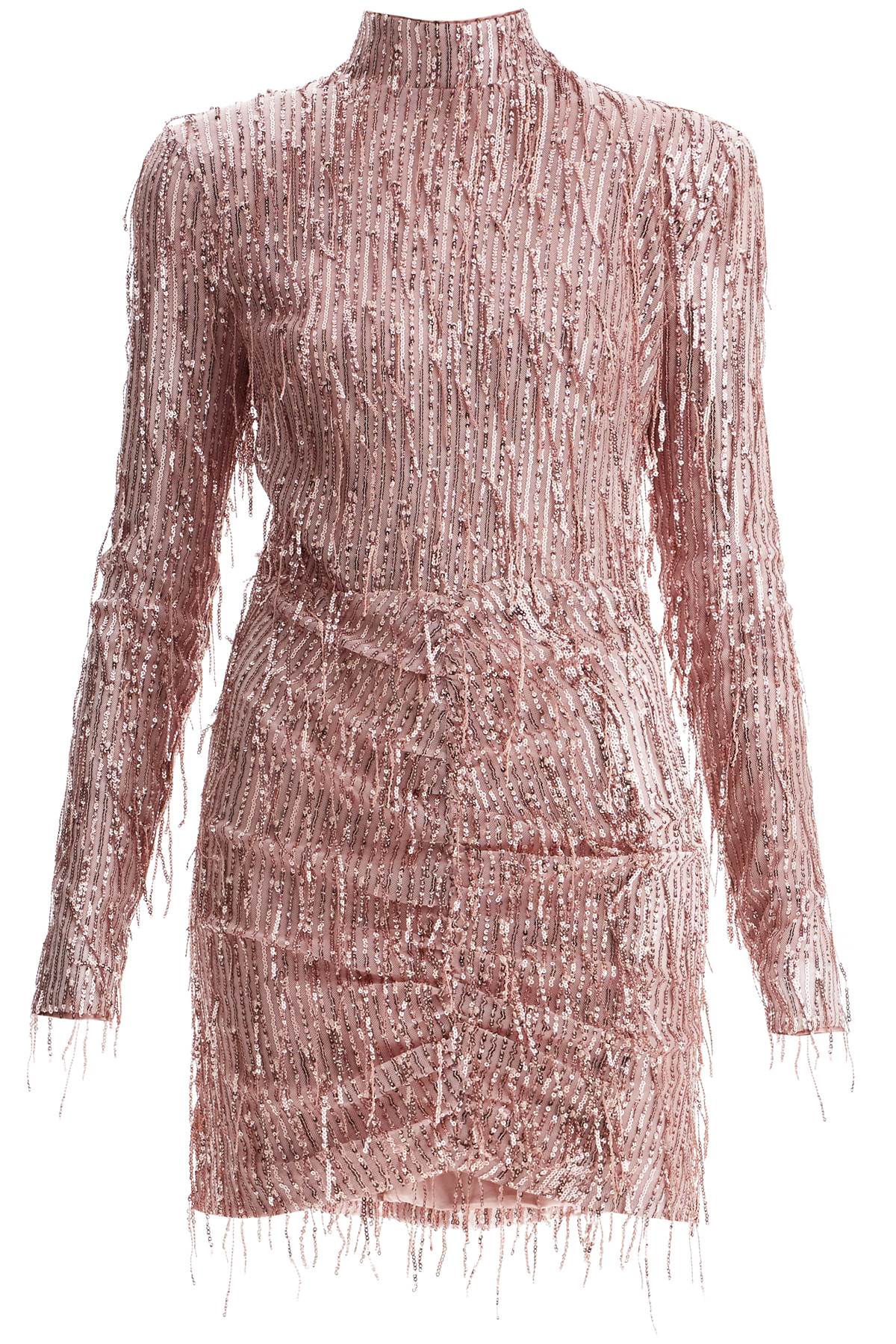 Rotate Sequin Fringe Mini Dress image 0