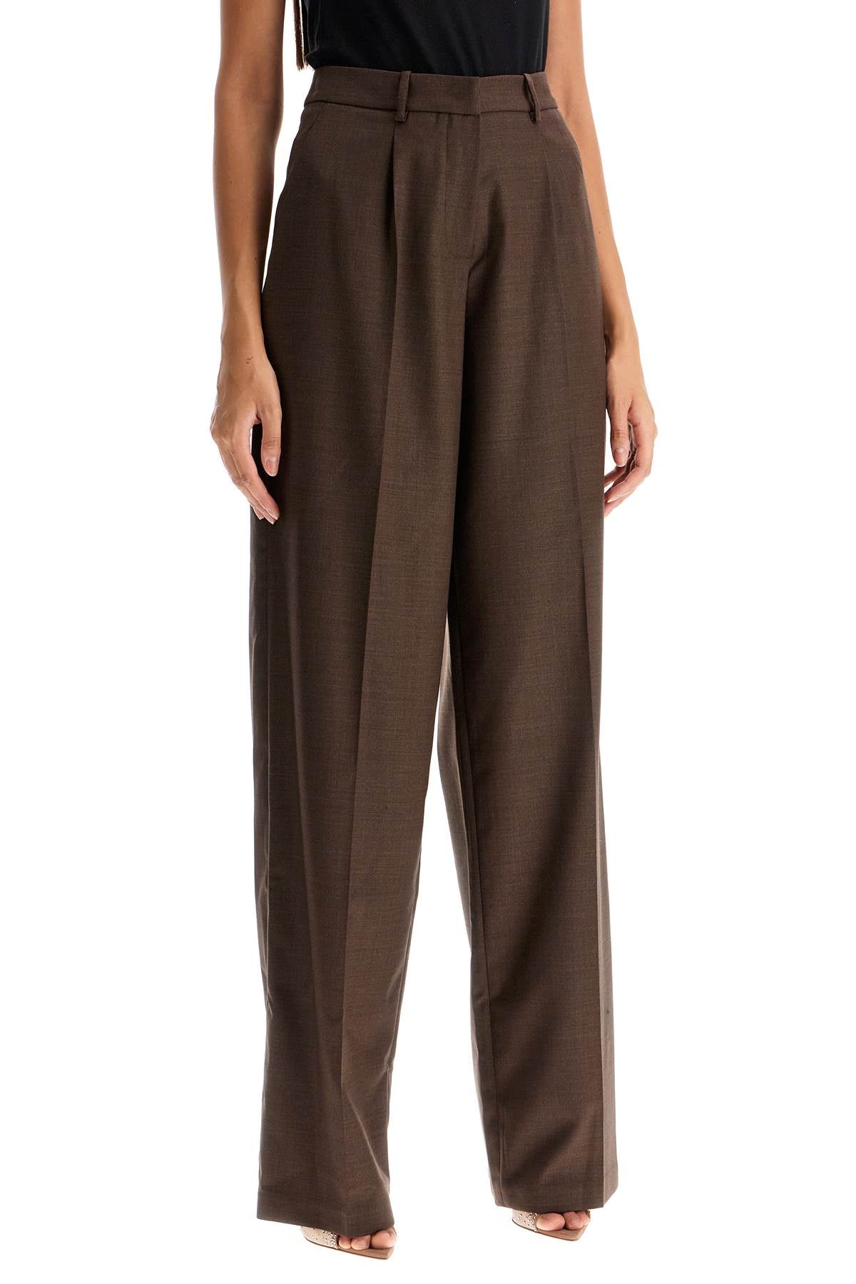 Magda Butrym Wide-Leg Stretch Wool Trousers image 1