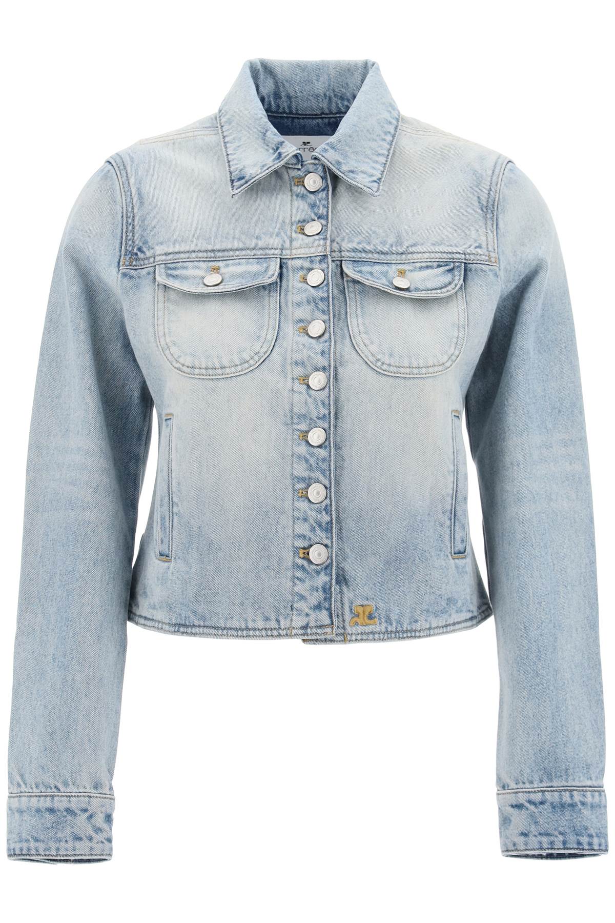 Courreges denim trucker jacket for image 0