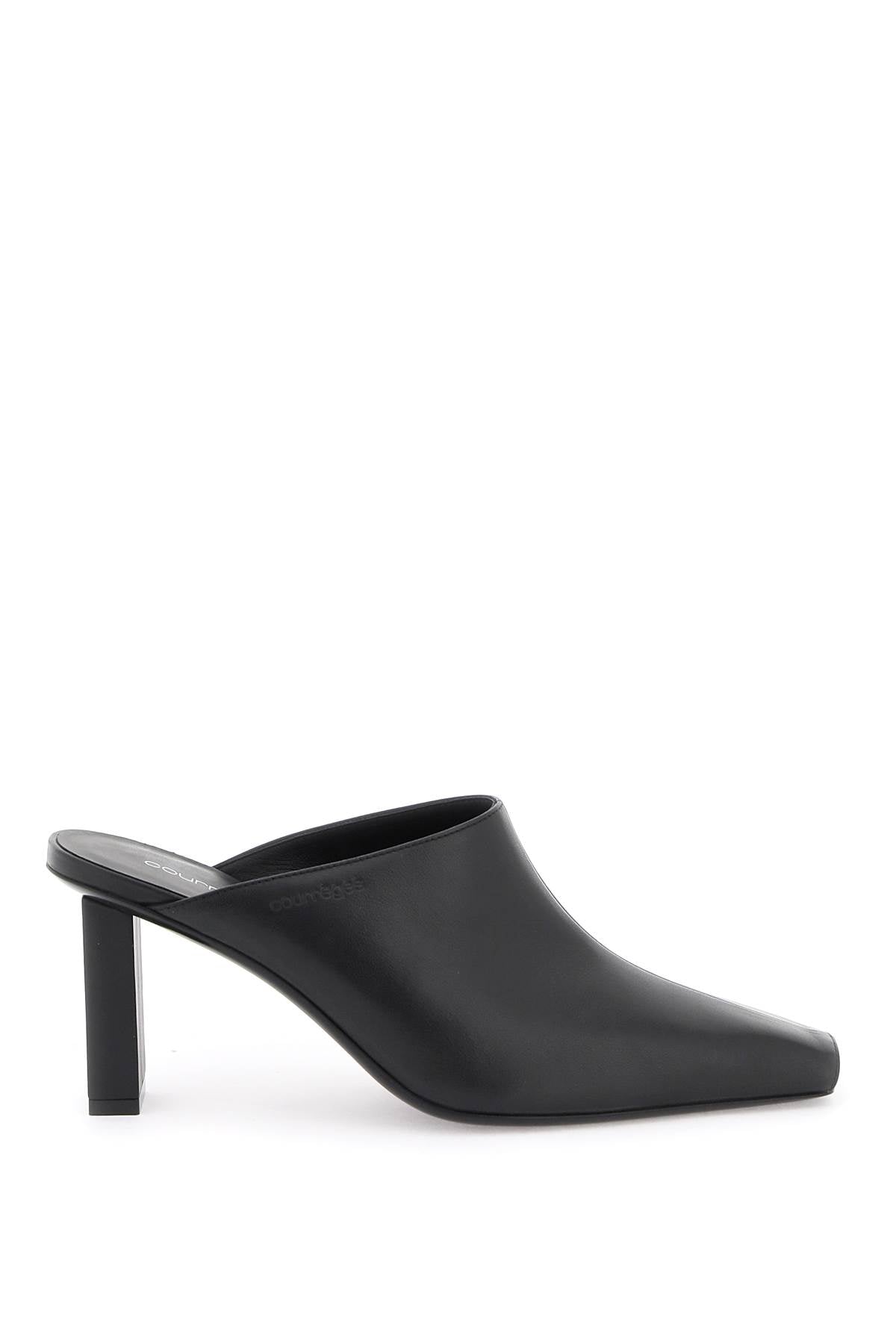 Courreges leather mules for image 0