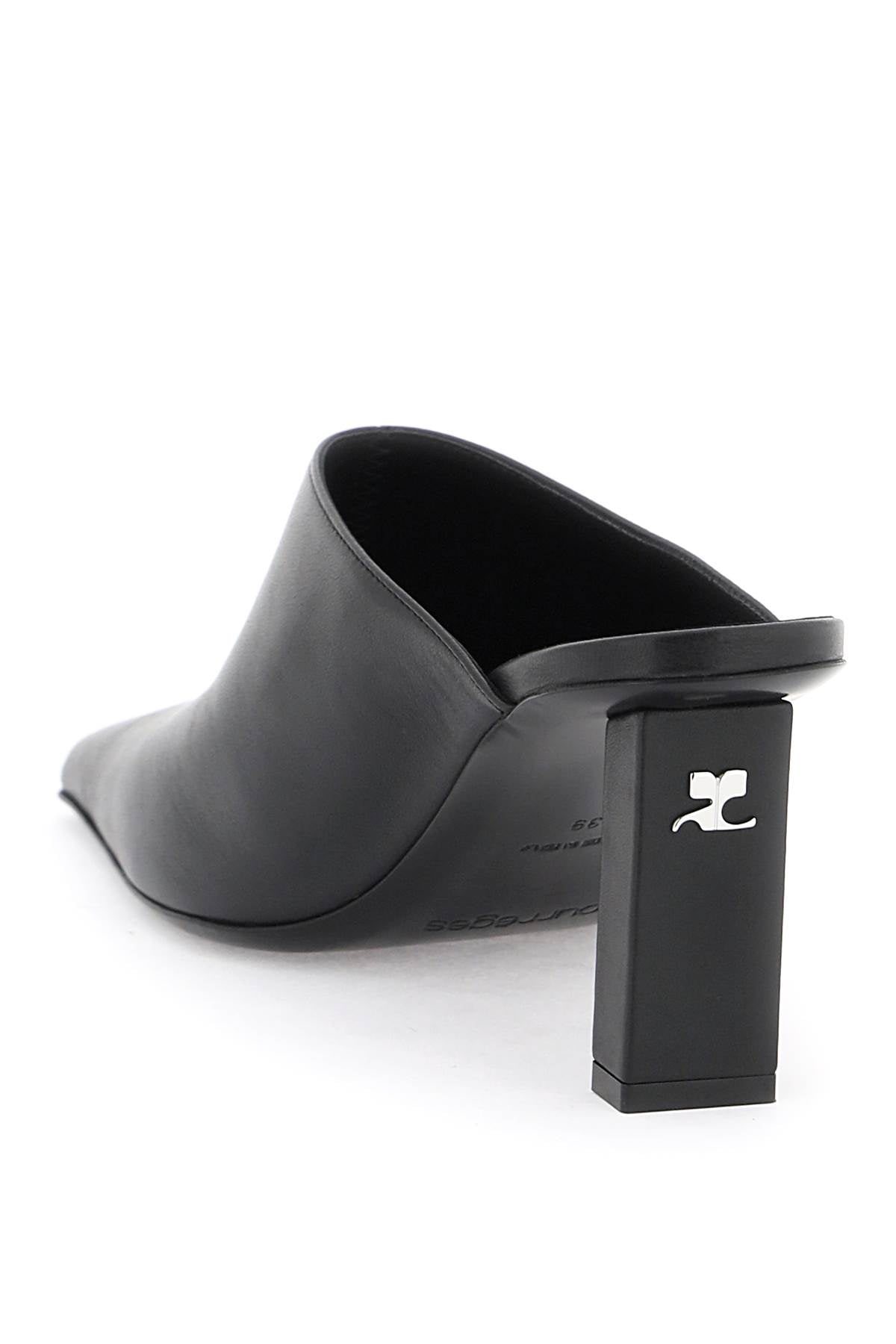 Courreges leather mules for image 2