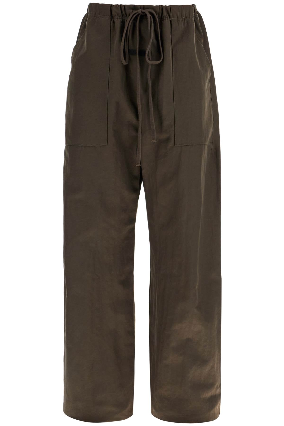 Fear Of God ESSENTIALS textured nylon utility pants for versatile image 0