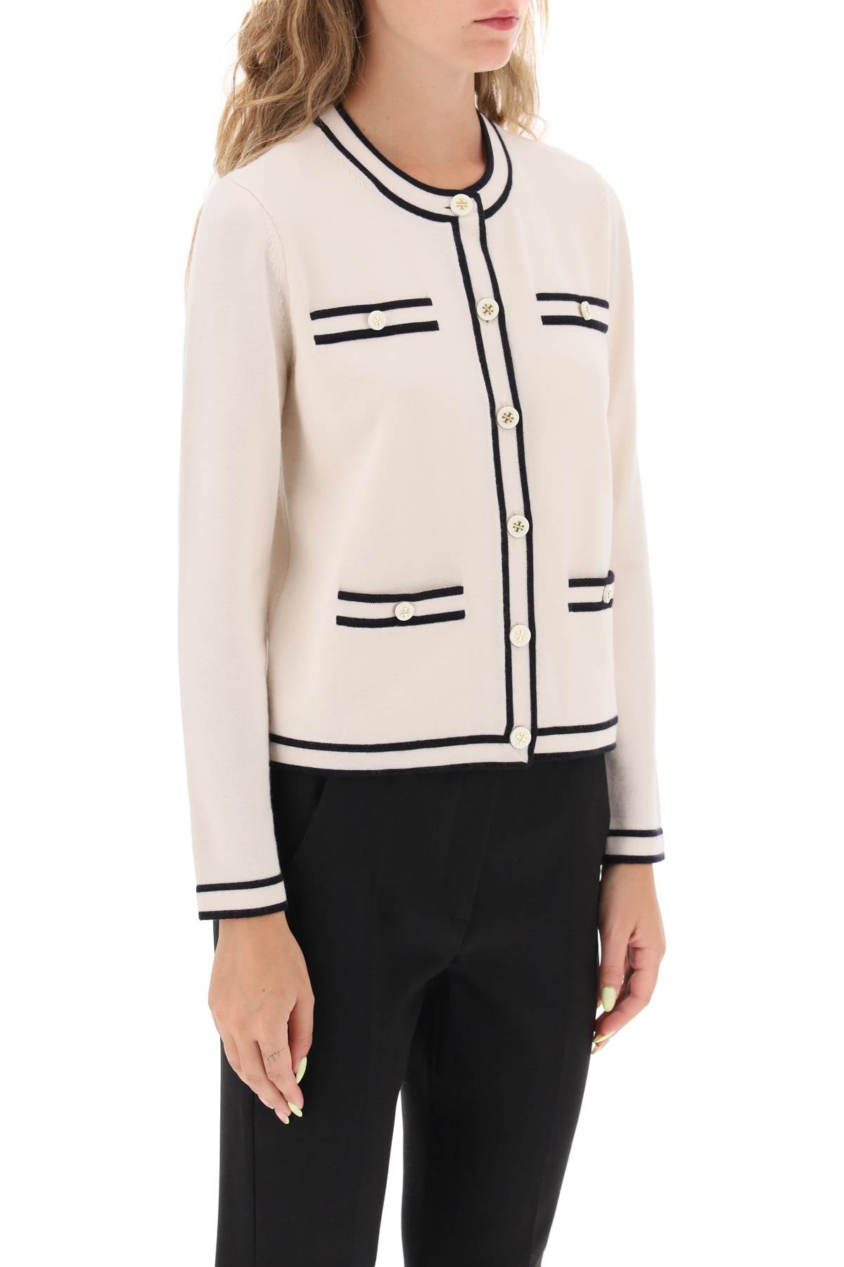 Tory Burch Kendra Merino Wool Cardigan image 1