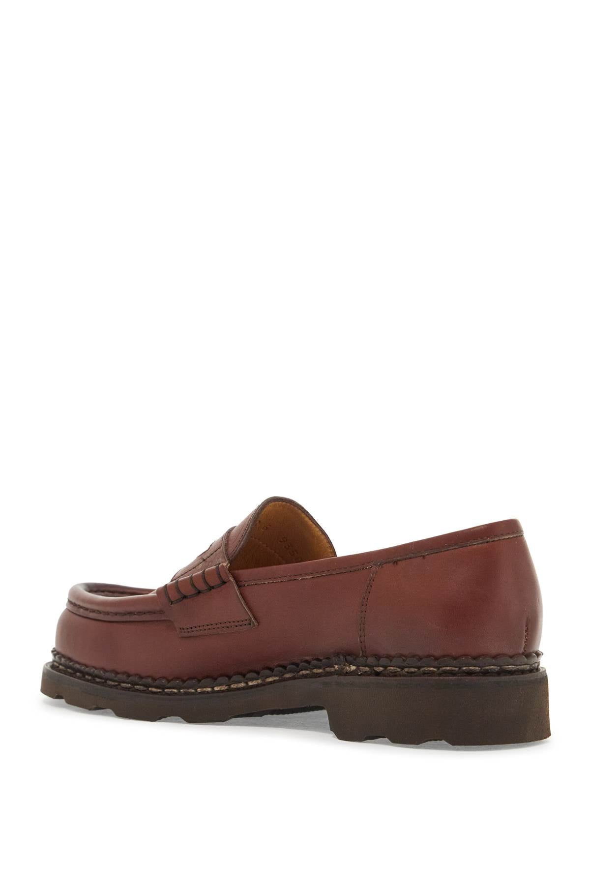 Paraboot Orsay Leather Loafers with Norwegian Stitching image 2