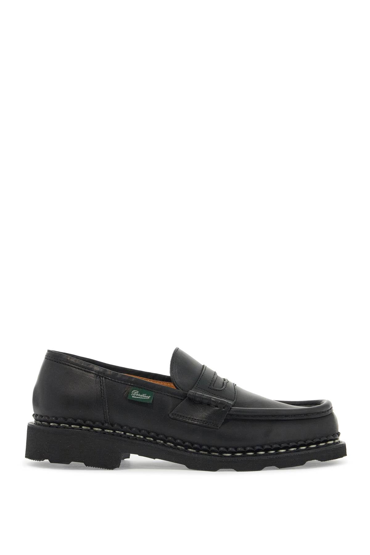 Paraboot Orsay Leather Loafers with Norwegian Stitching image 0