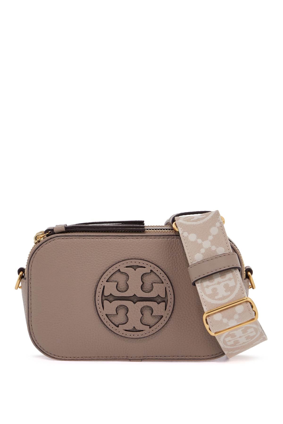 Tory Burch Miller Mini Leather Crossbody Bag with Double T Monogram image 0