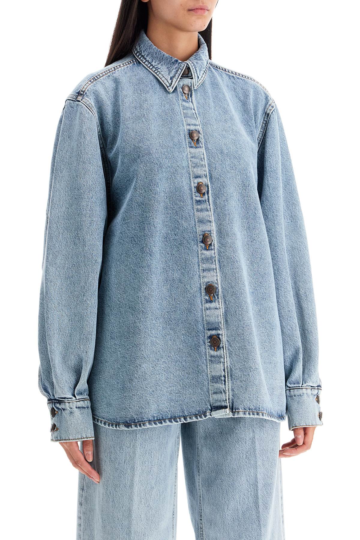 Magda Butrym denim oversized shirt for women image 1