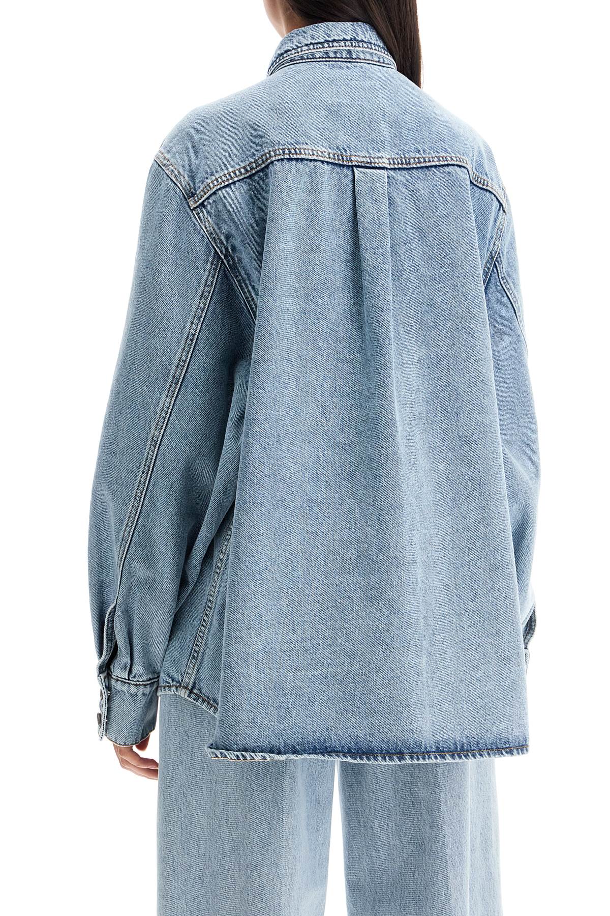 Magda Butrym denim oversized shirt for women image 2