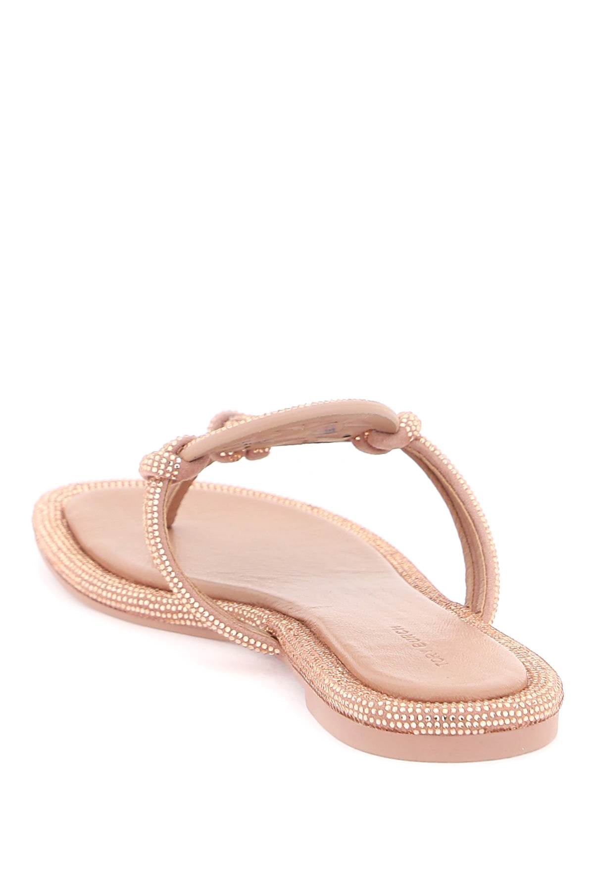 Tory Burch pavé leather thong sandals image 2