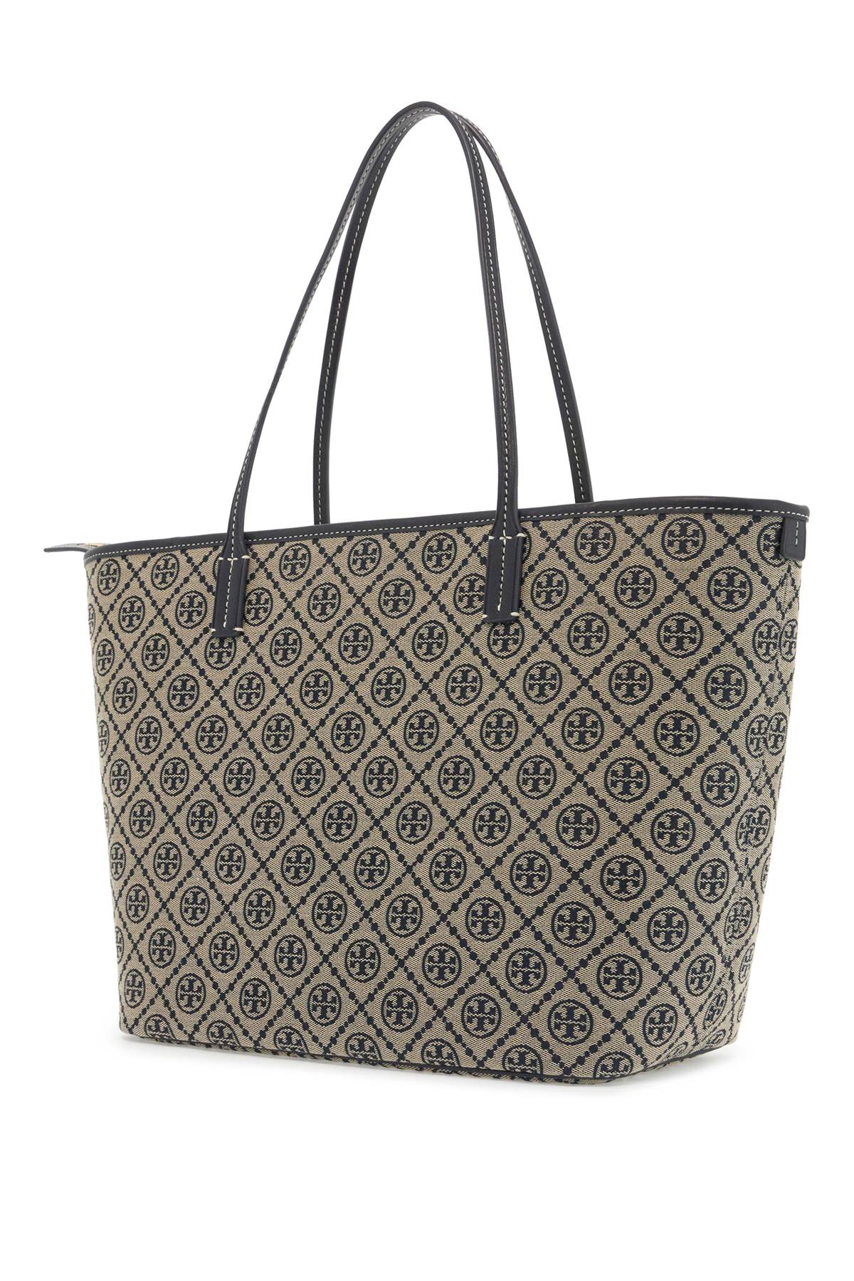 Tory Burch T Monogram Canvas Tote Bag image 1