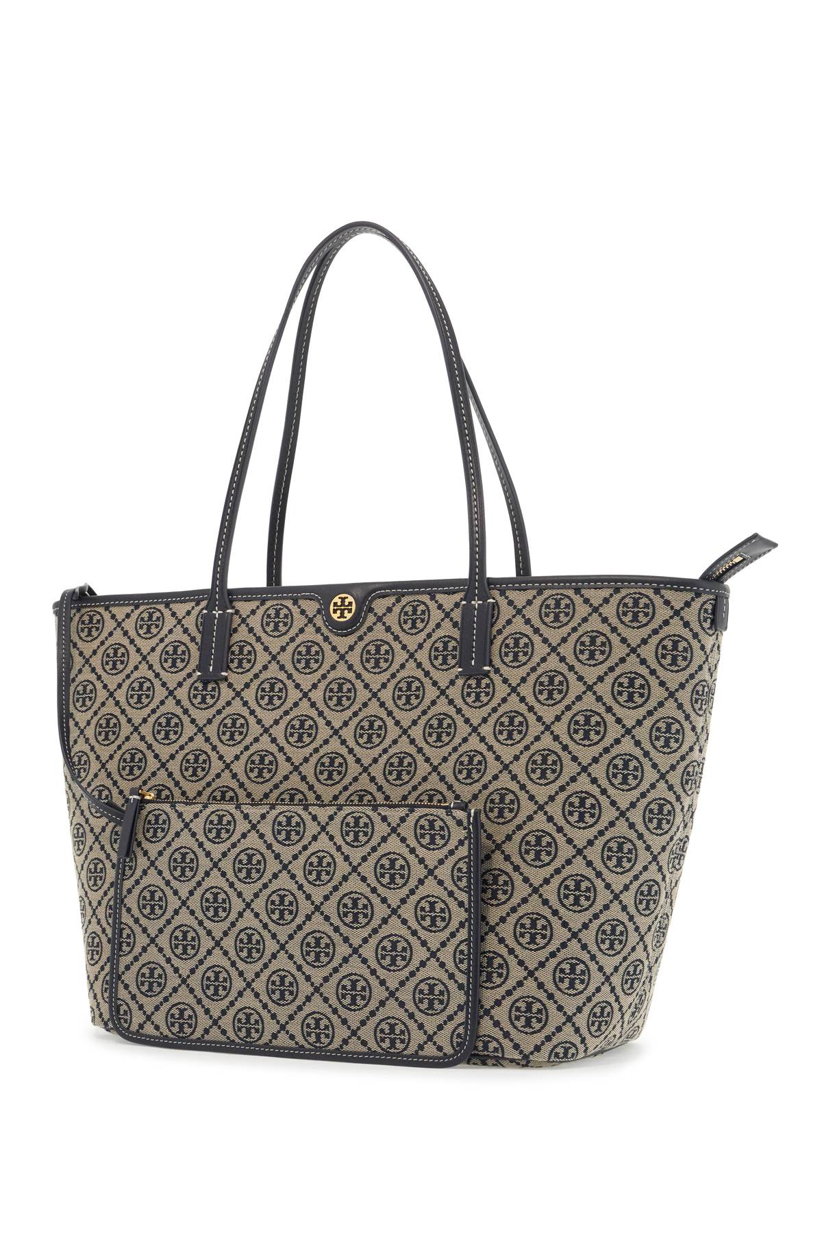 Tory Burch T Monogram Canvas Tote Bag image 2