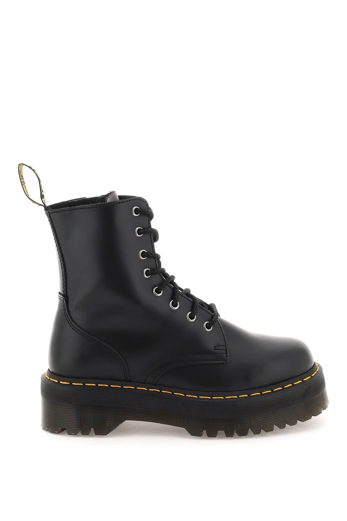 Dr. Martens Jadon Polished Smooth Leather Combat Boots image 0