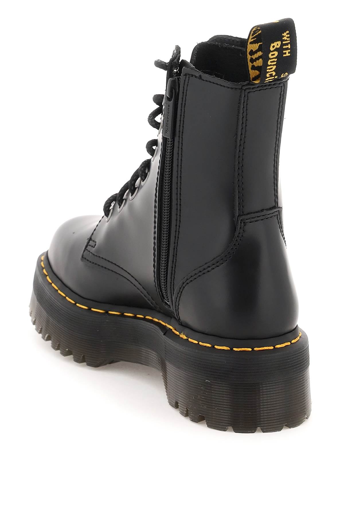 Dr. Martens Jadon Polished Smooth Leather Combat Boots image 2