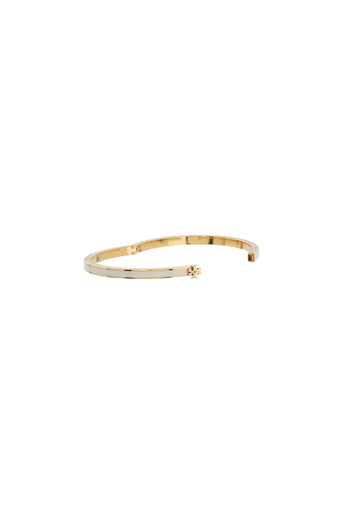 Tory Burch Kira Thin Bracelet - Enameled Brass with 18K Gold Plating image 1