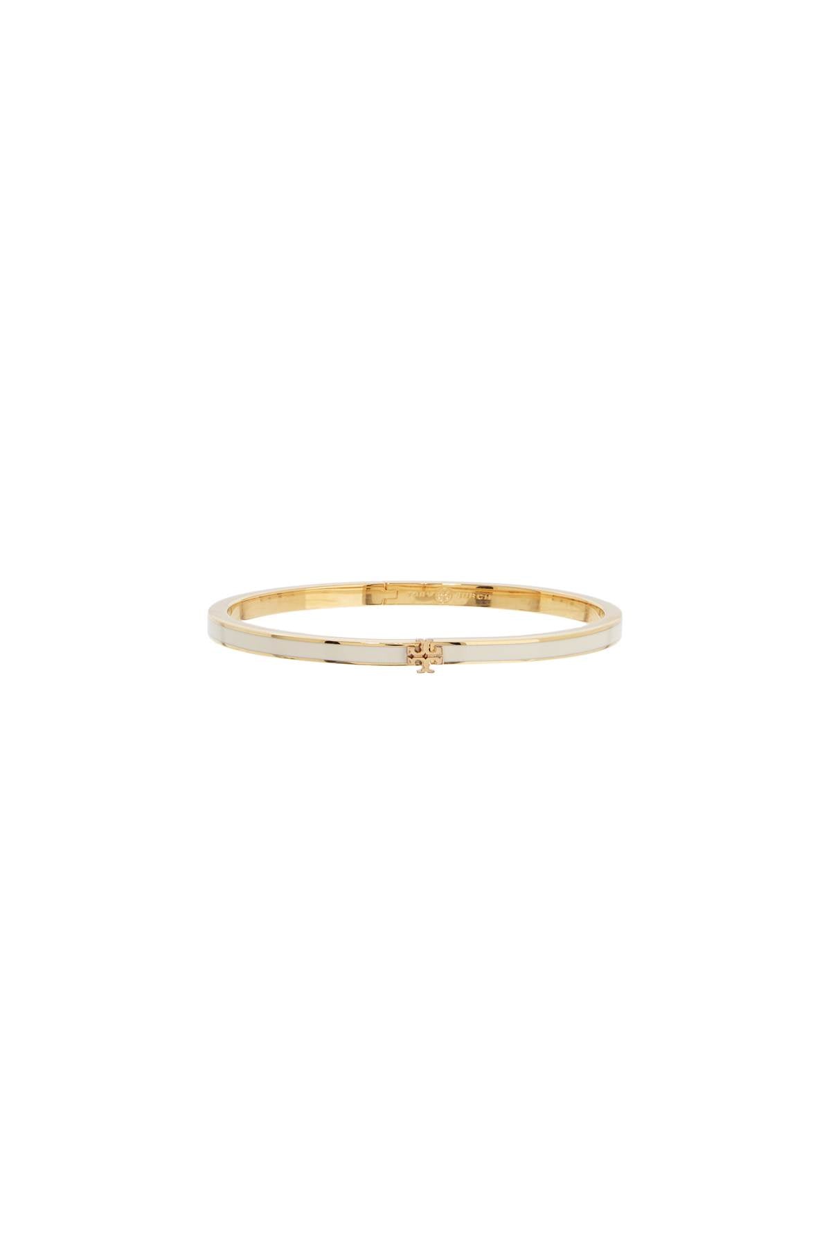 Tory Burch Kira Thin Bracelet - Enameled Brass with 18K Gold Plating image 0