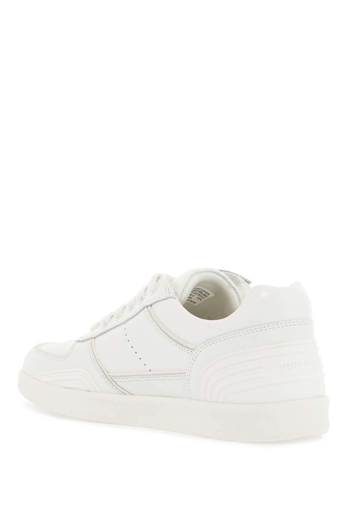 Tory Burch Clover Court Leather Sneakers - White image 2