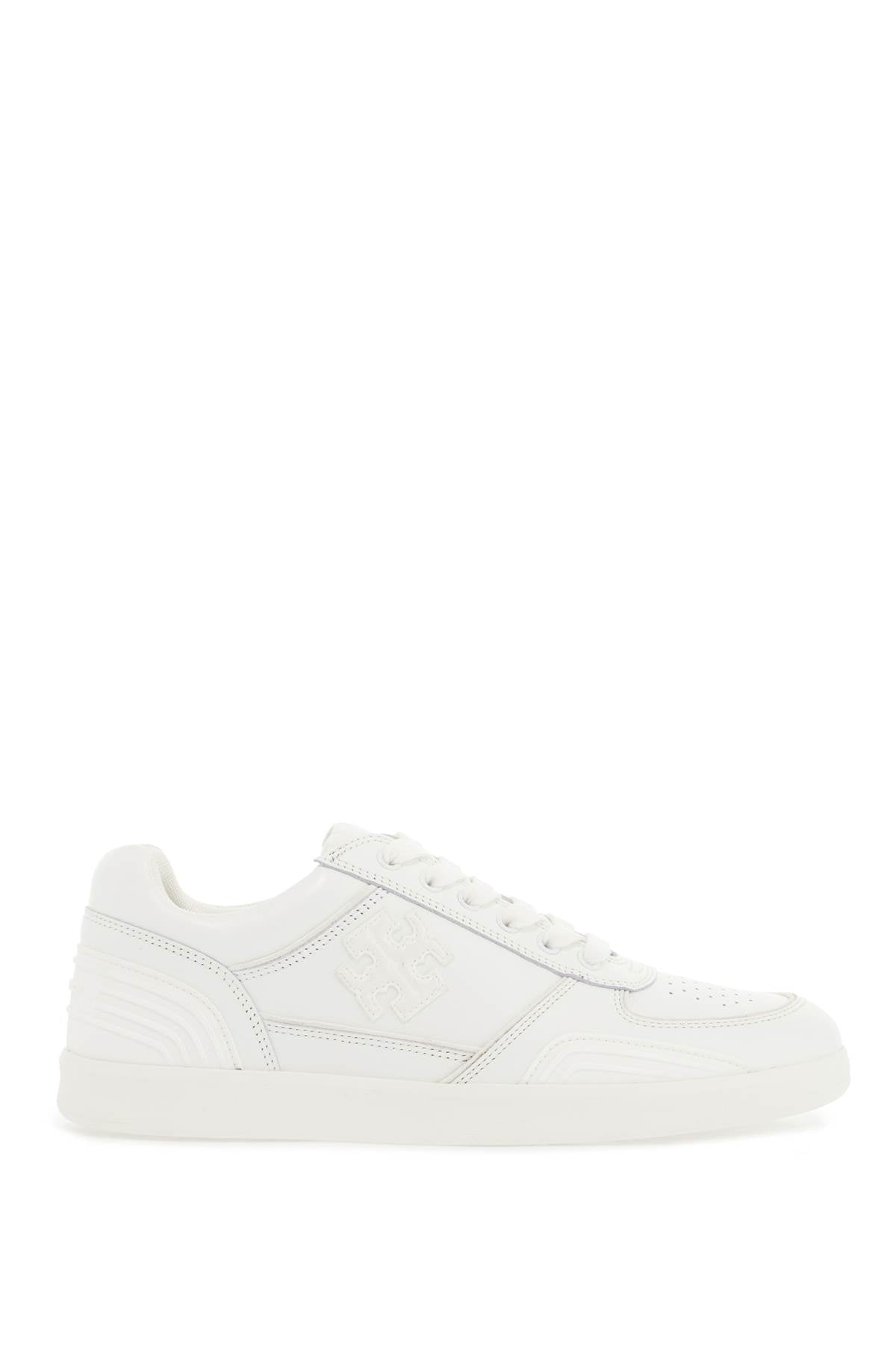 Tory Burch Clover Court Leather Sneakers - White image 0