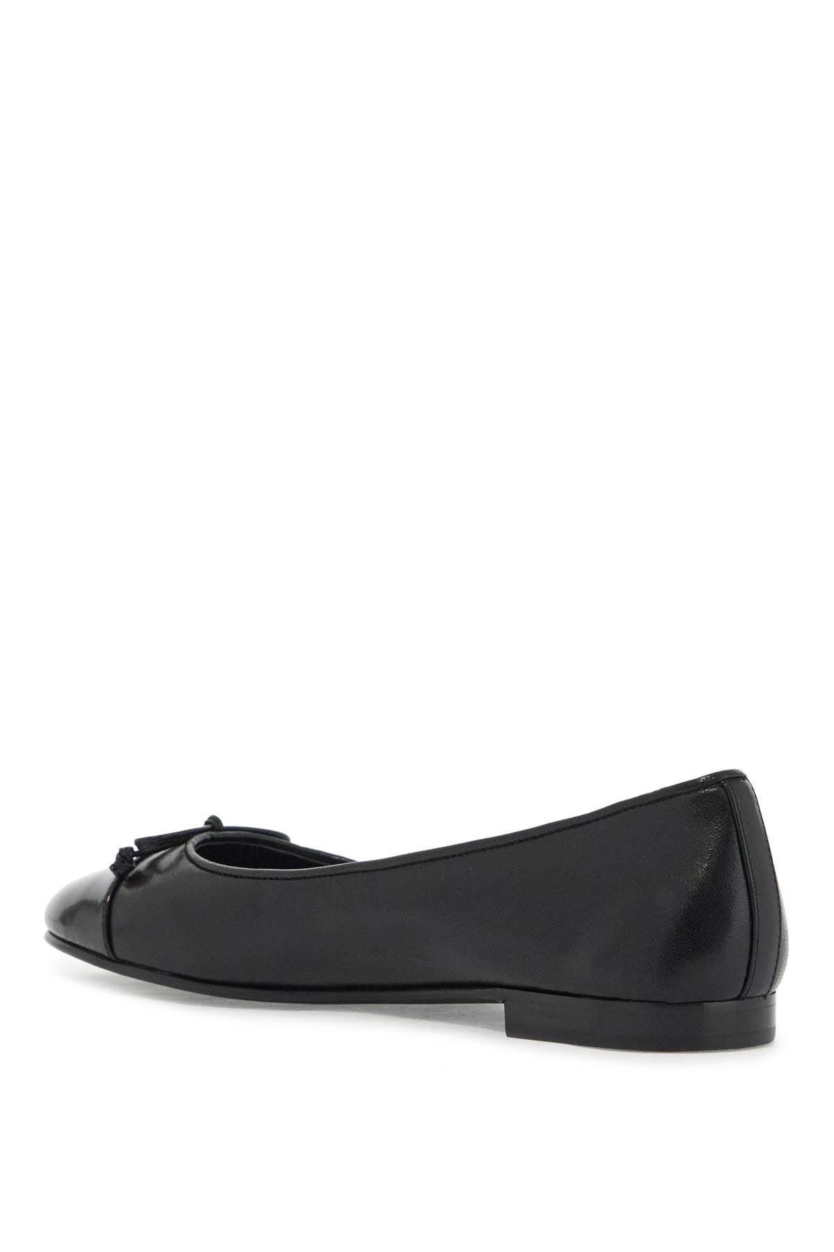 Tory Burch Women's Patent Leather Ballerina Flats with Bow Detail image 2