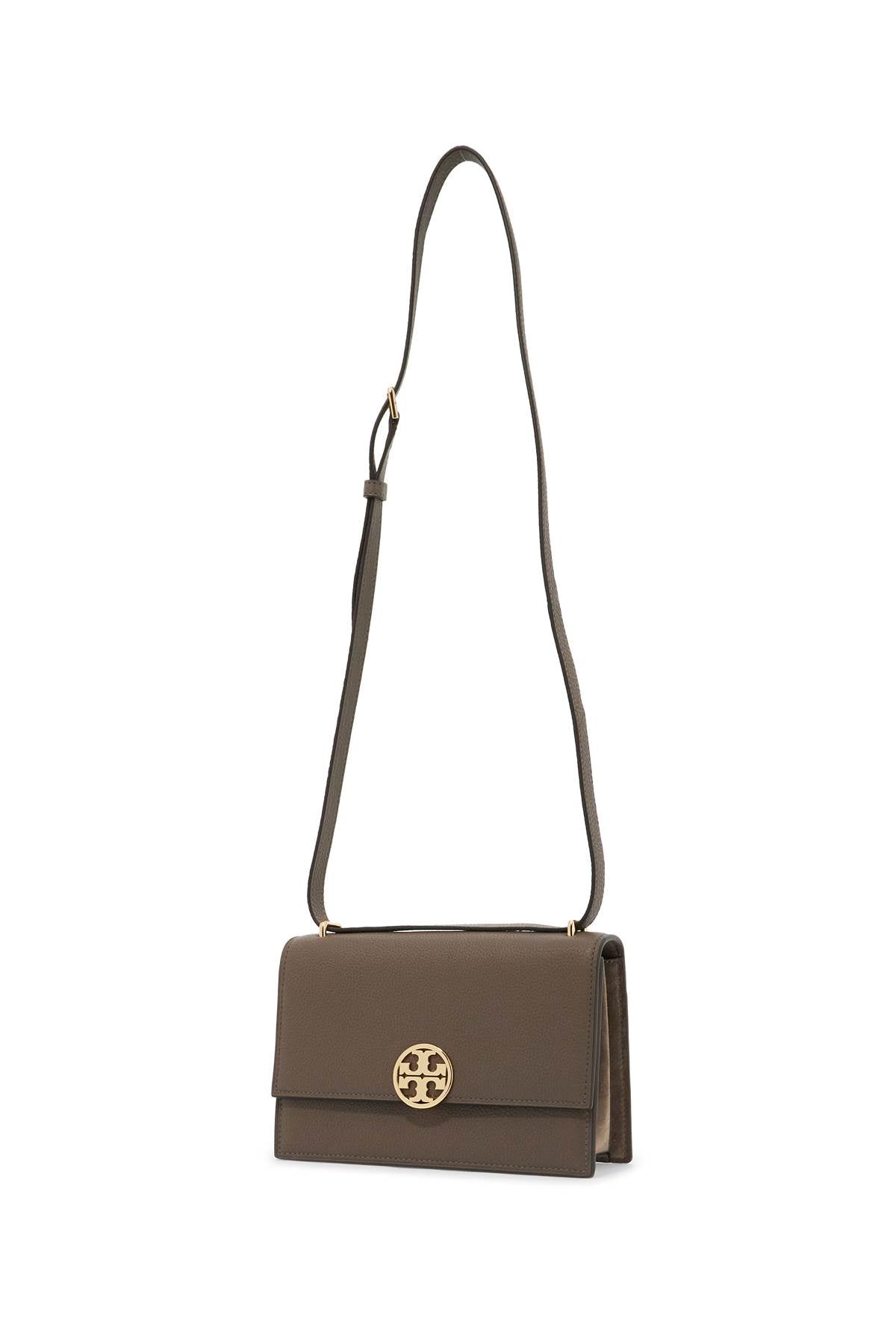 Tory Burch Miller Hammered Leather Shoulder Bag with Double T Logo image 2