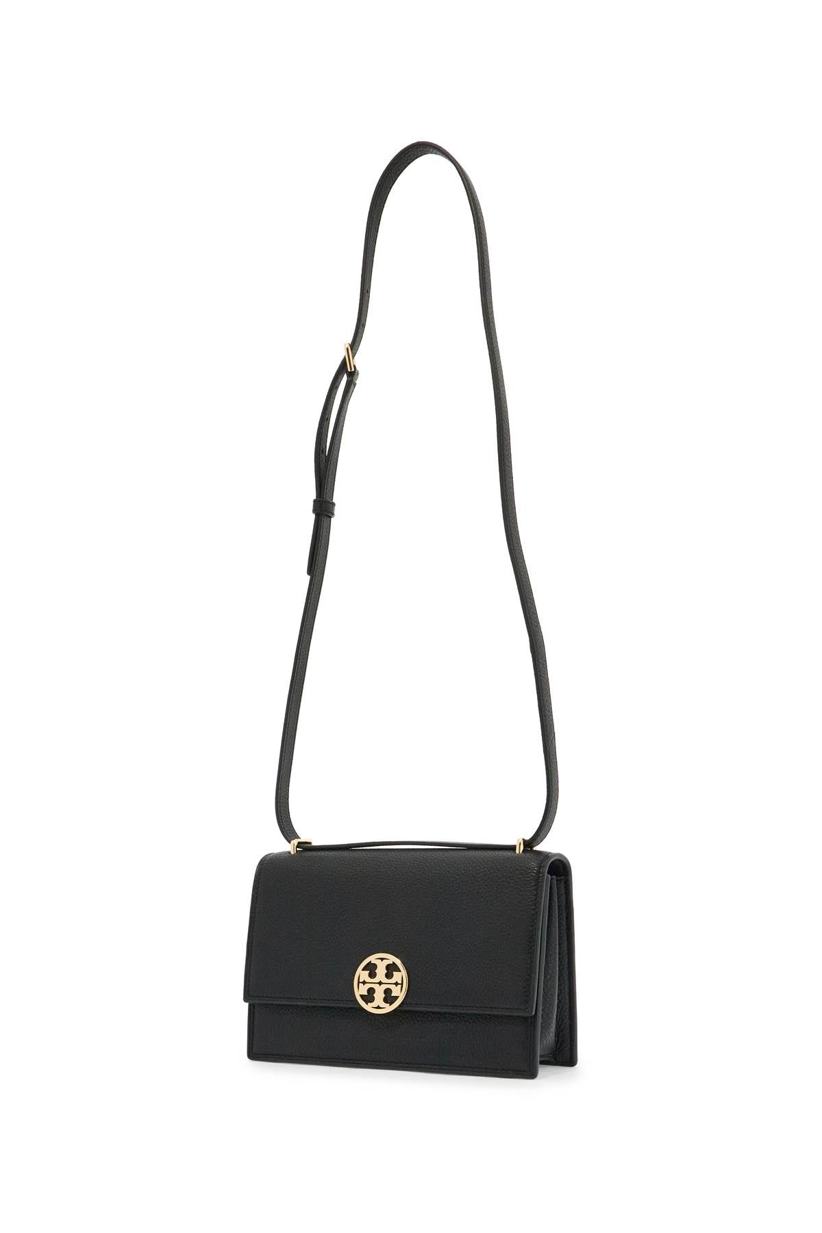 Tory Burch Miller Hammered Leather Shoulder Bag with Double T Logo image 2