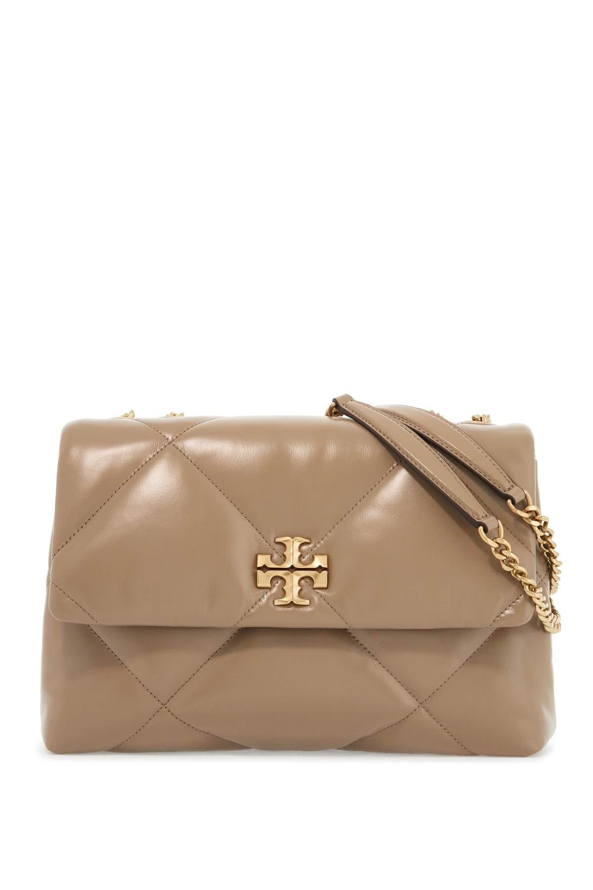 Tory Burch Kira Quilted Leather Shoulder Bag with Double T Logo image 0