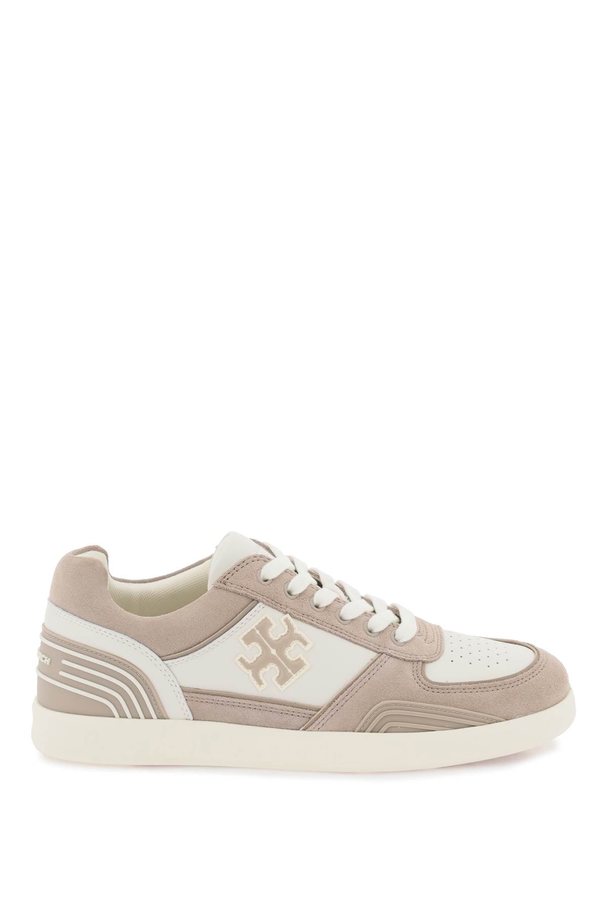 Tory Burch Clover Court Two-Tone Leather Sneakers image 0