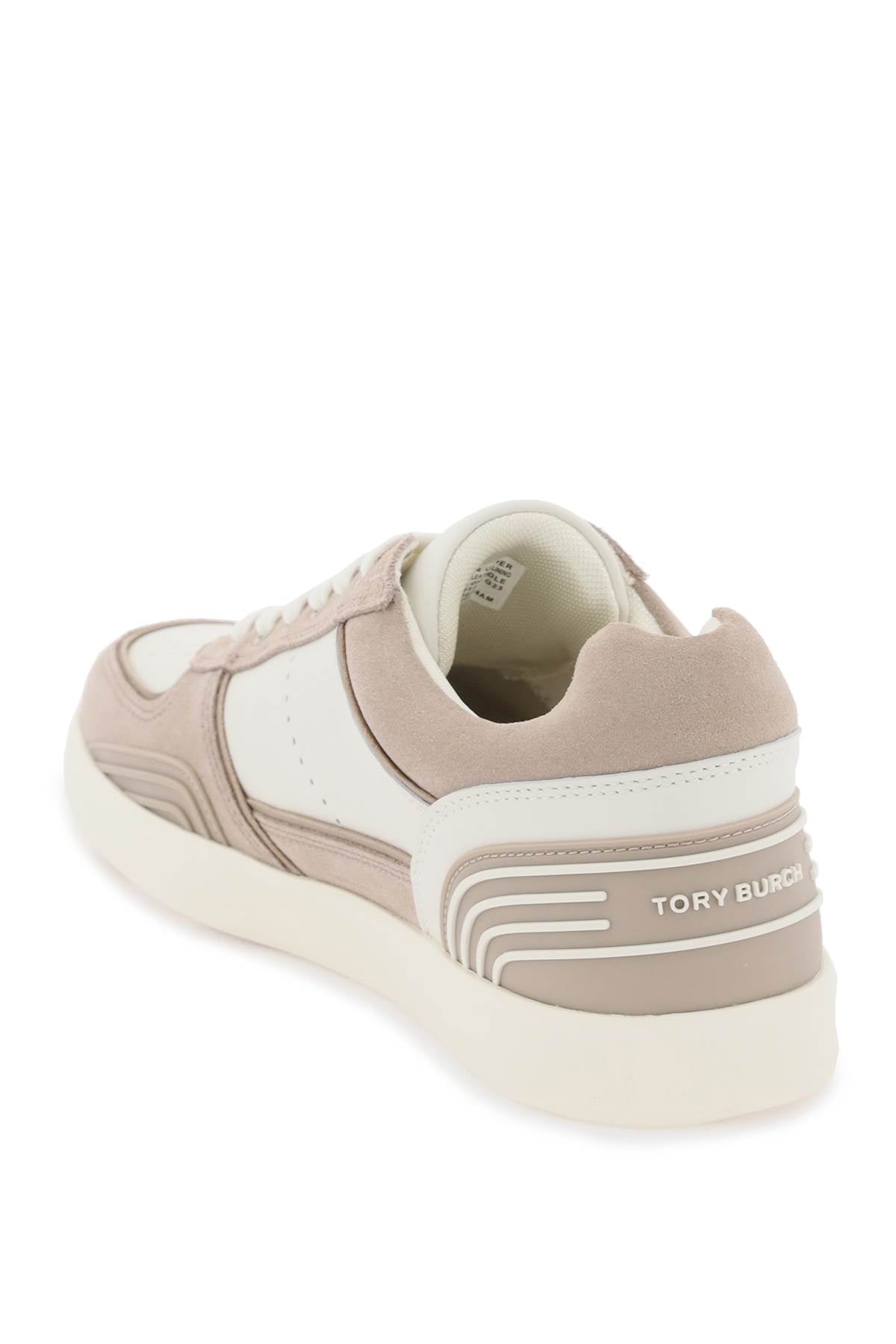 Tory Burch Clover Court Two-Tone Leather Sneakers image 2