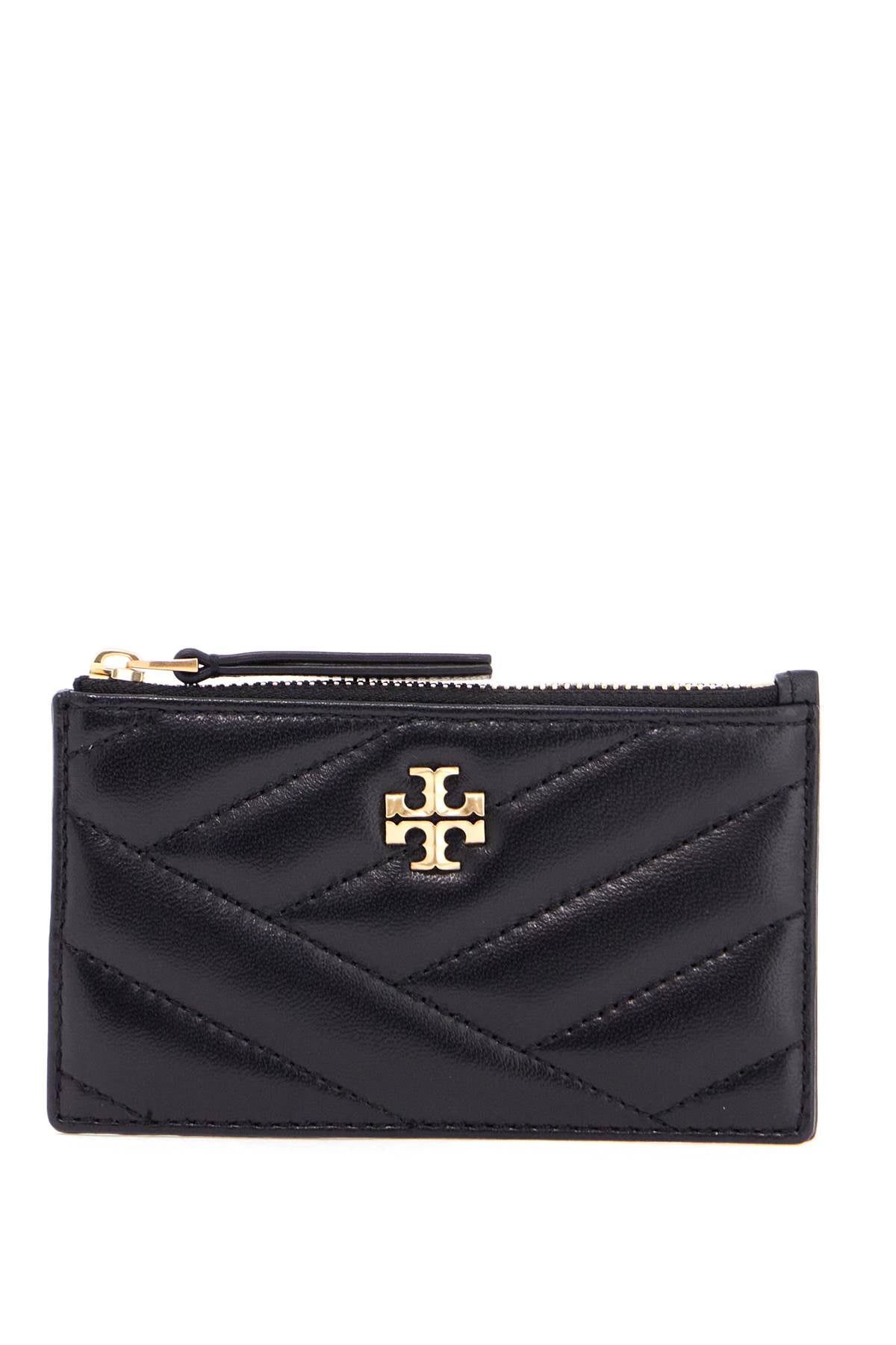 Tory Burch Kira Chevron Quilted Leather Card Holder with Double T Logo image 0