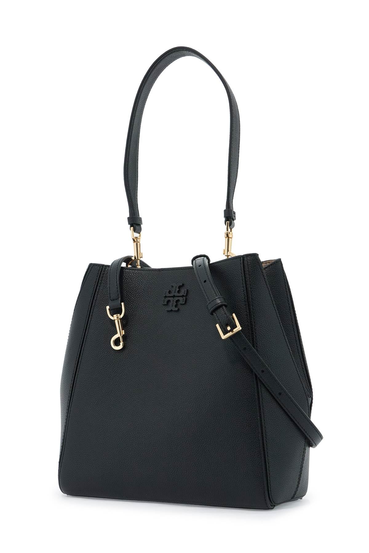 Tory Burch McGraw Hammered Leather Bucket Bag image 2