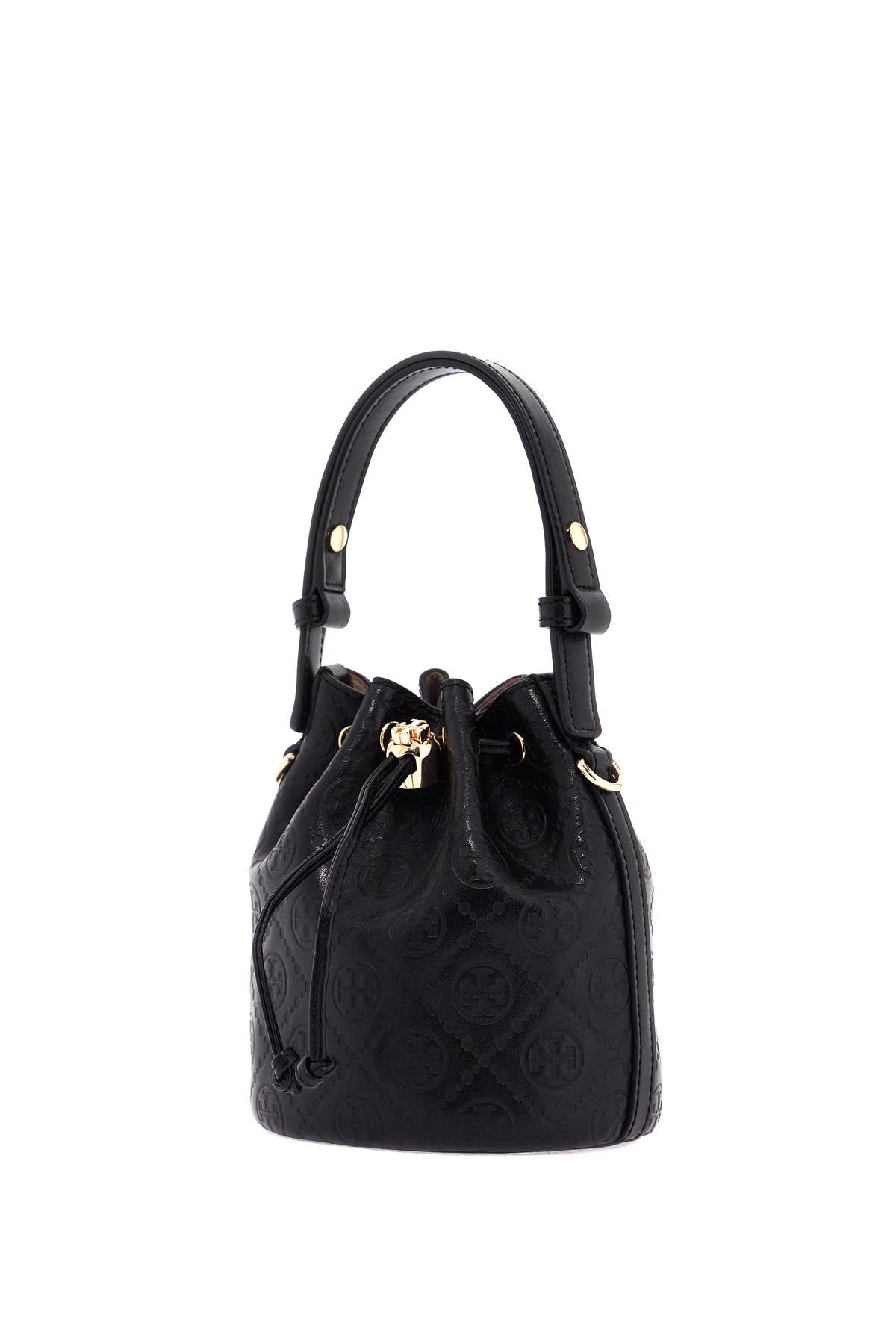 Tory Burch mini t monogram leather bucket bag image 2