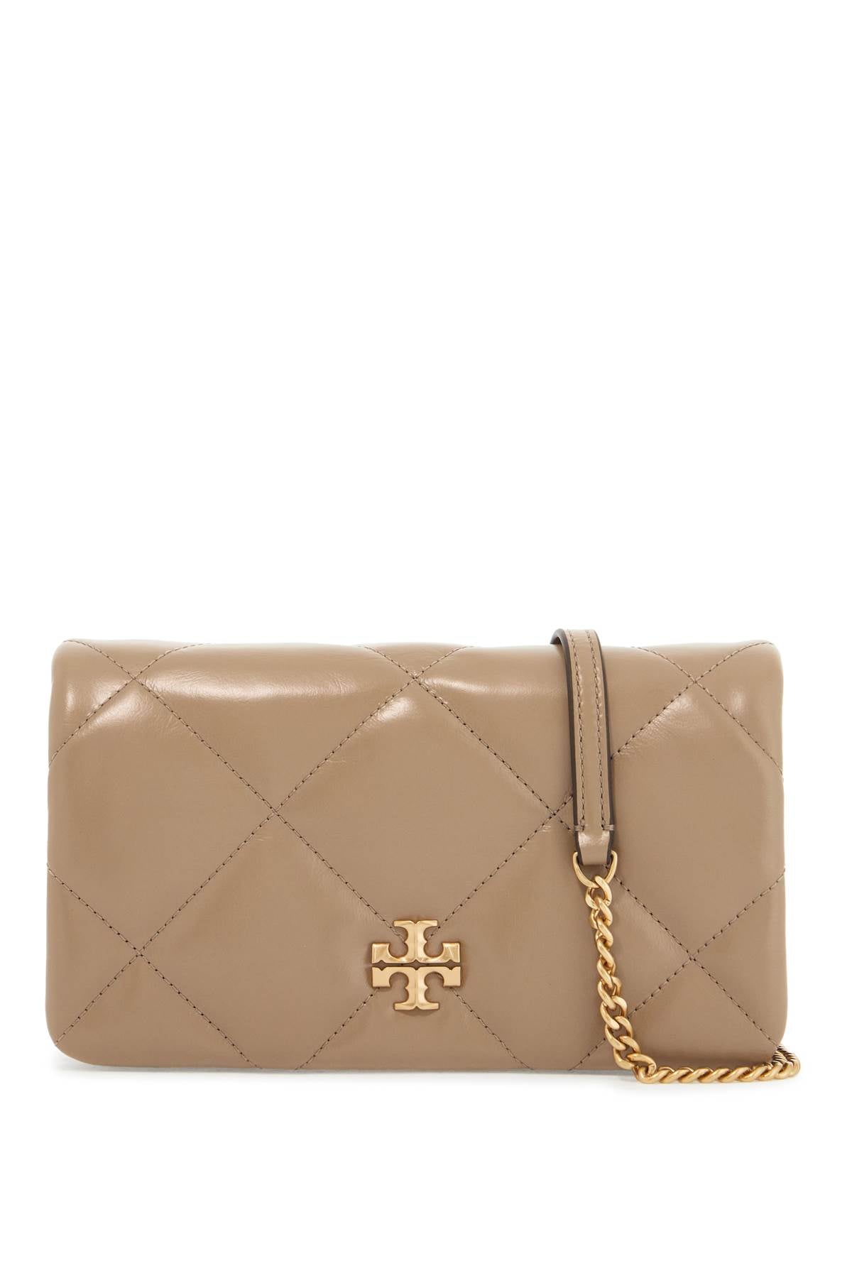 Tory Burch Kira Mini Quilted Leather Crossbody Bag with Chain Strap image 0