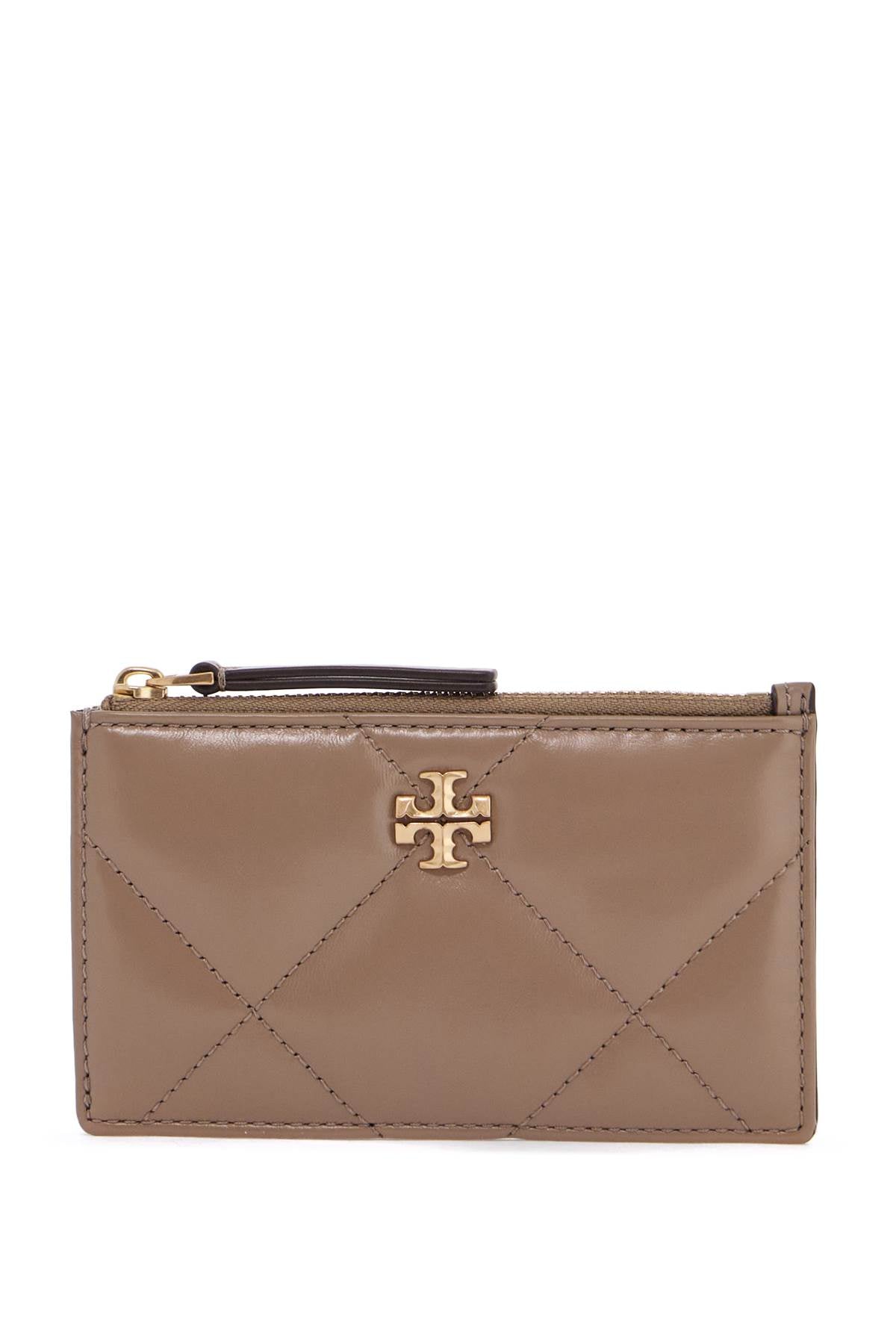 Tory Burch Kira Quilted Leather Card Holder with Double T Logo image 0