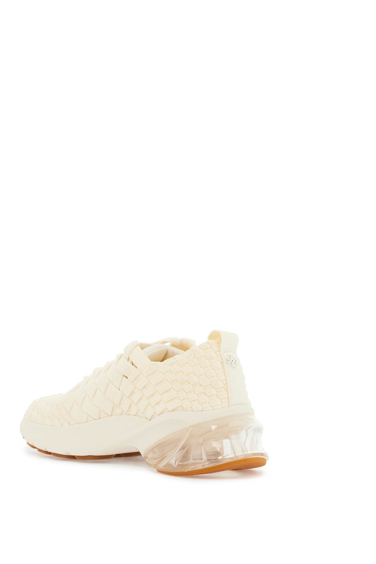 Tory Burch Good Luck Woven Sneakers with Leather Detail image 2