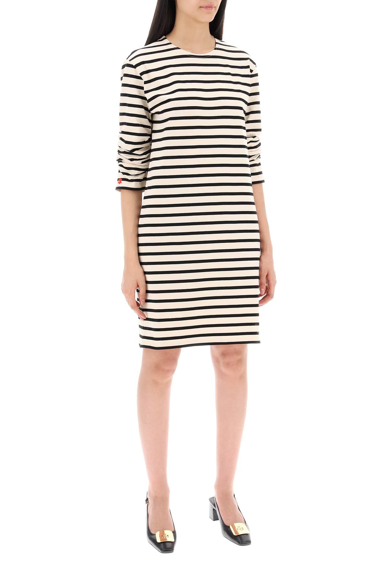 Tory Burch "striped cotton dress with eight image 1