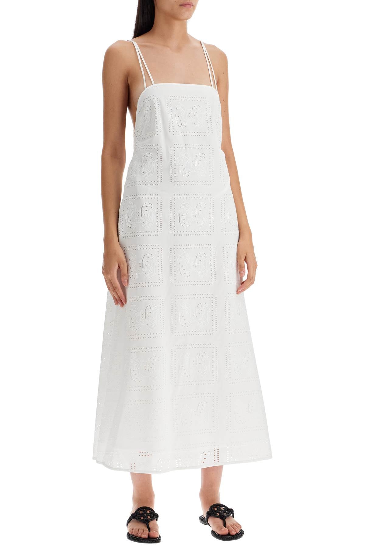 Tory Burch midi lace dress in seven image 1