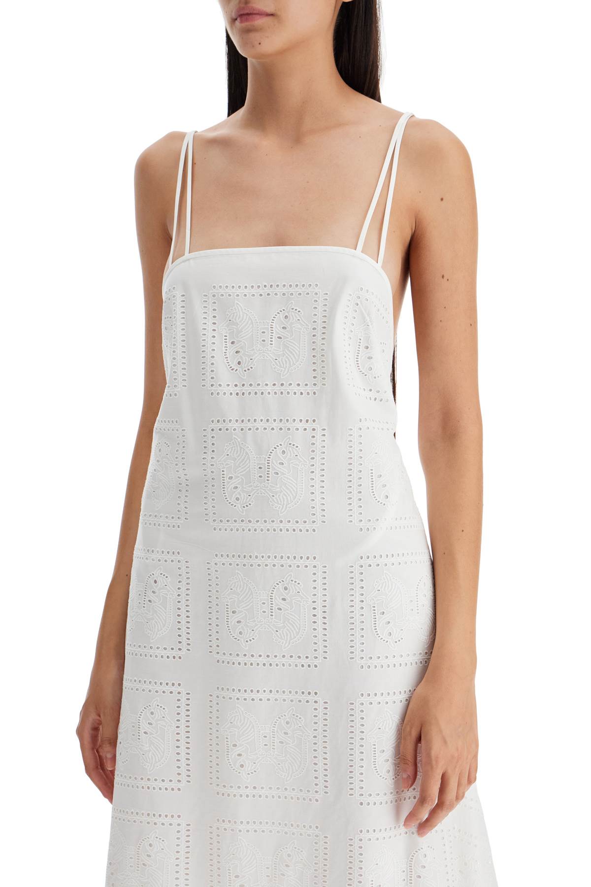 Tory Burch midi lace dress in seven image 3