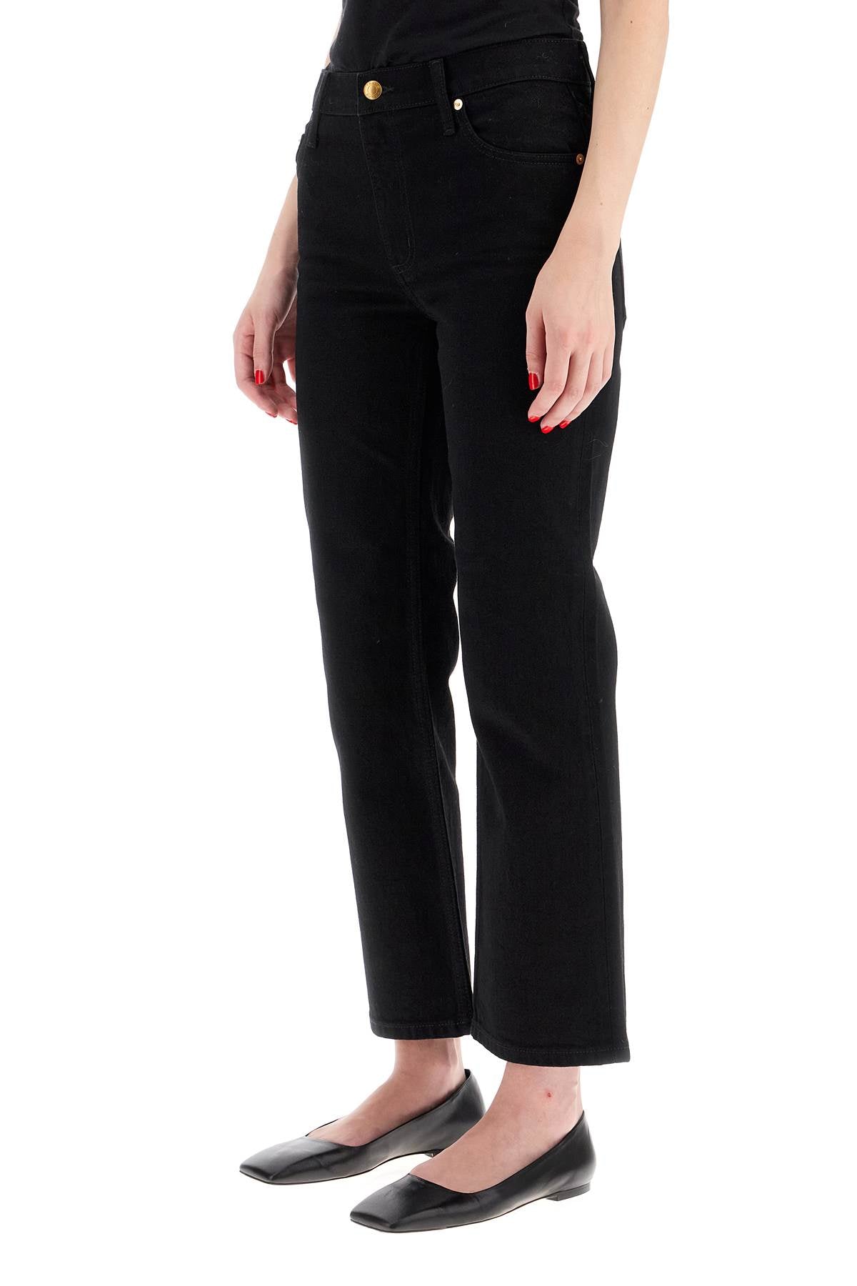 Tory Burch Low-Waist Kick Flare Jeans for Women image 3