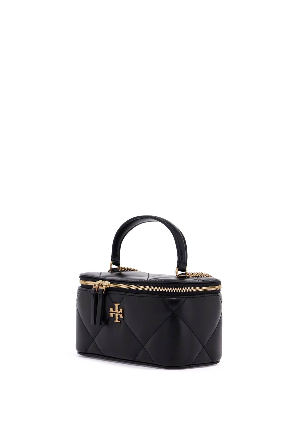 Tory Burch Quilted Mini Kira Charm Bag - Black image 2