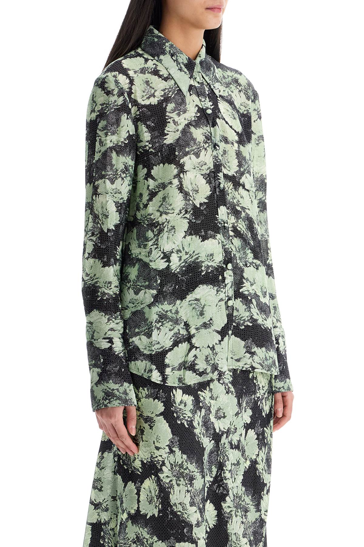 Tory Burch Floral Viscose Georgette Shirt image 1