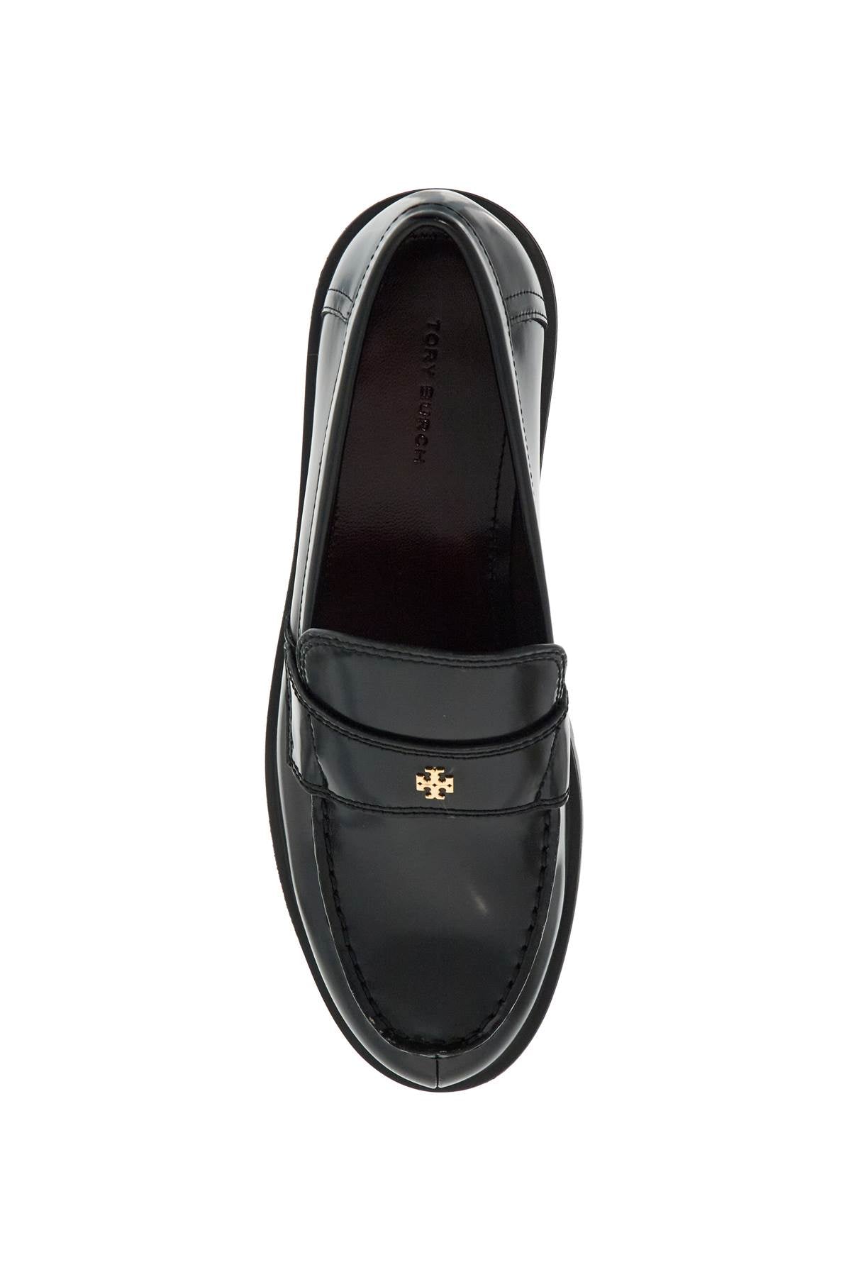 Tory Burch Classic Leather Box Moccasins with Double T Detail image 1