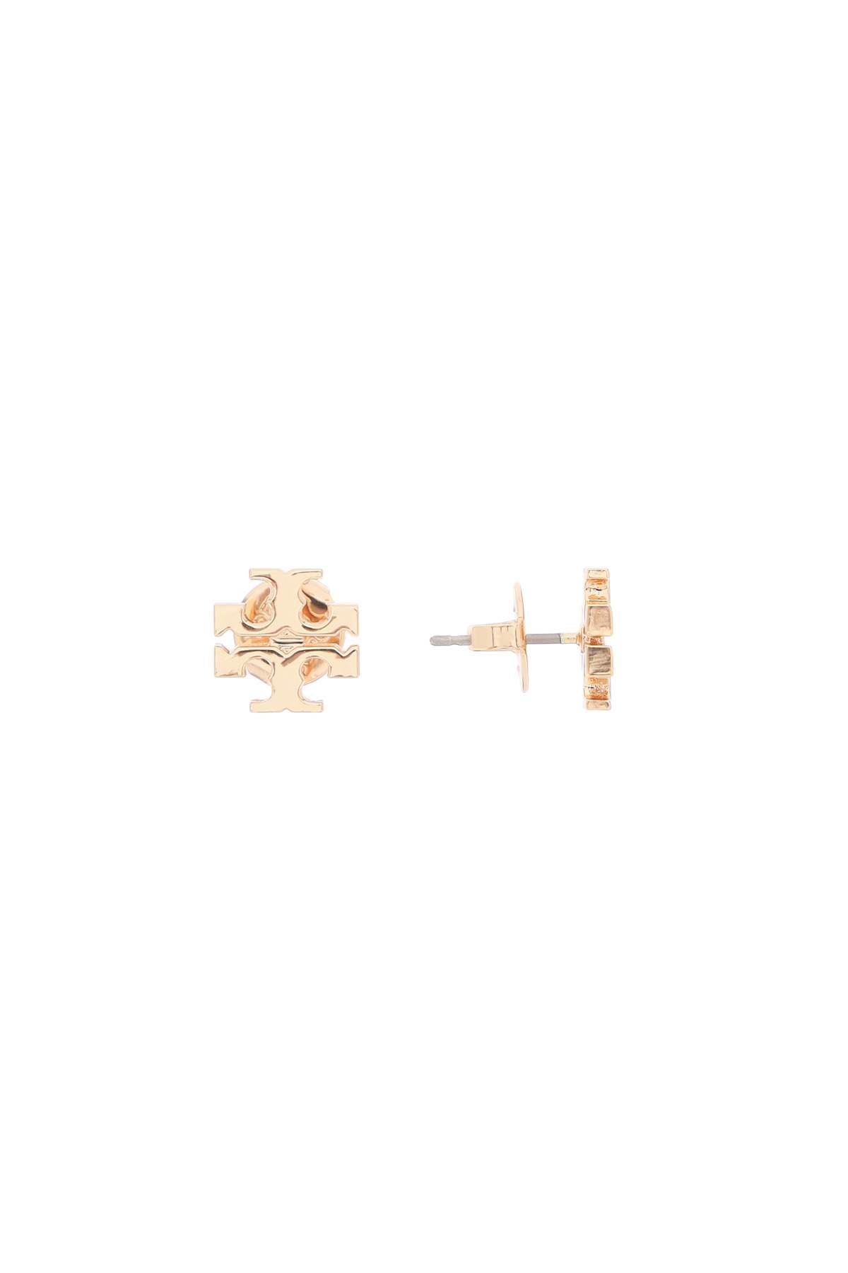 Tory Burch Kira Double T Monogram Earrings in Gold-Finished Brass image 0