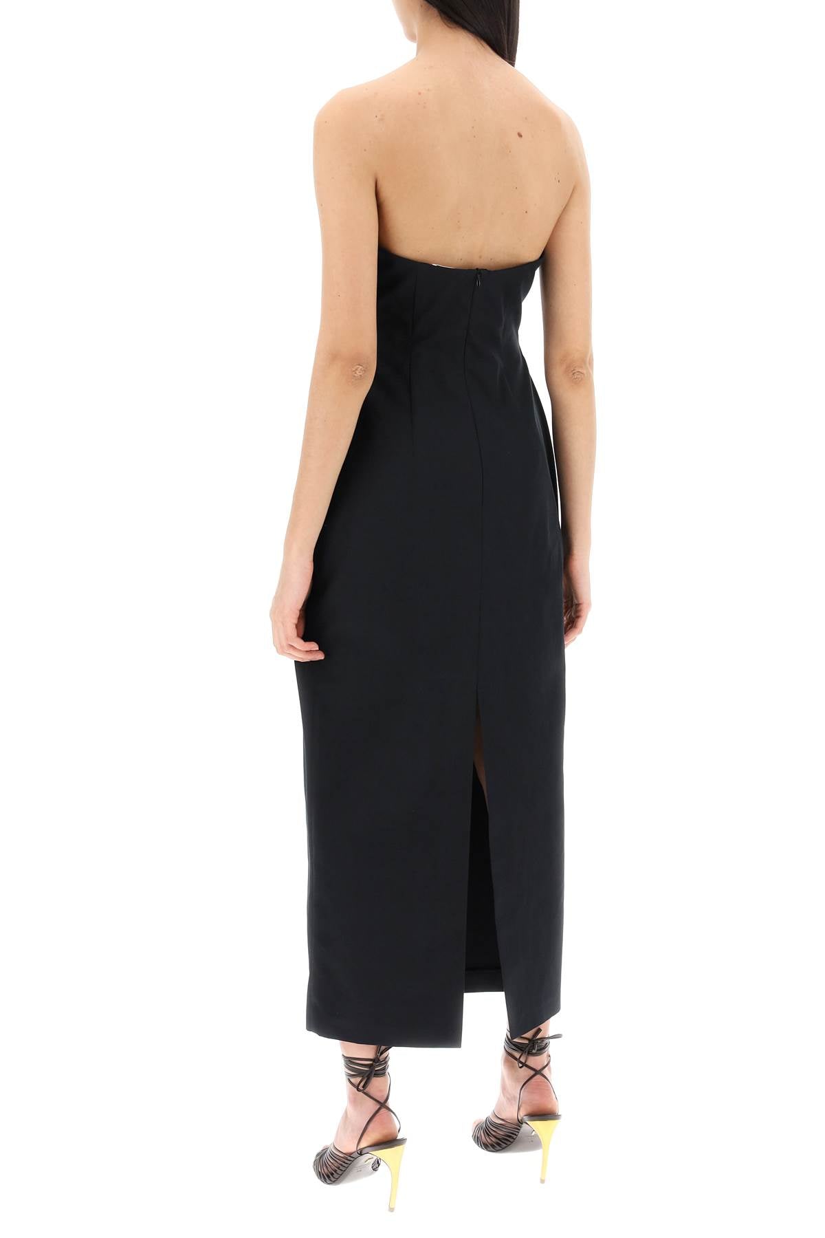 Magda Butrym hourglass bustier dress with image 2