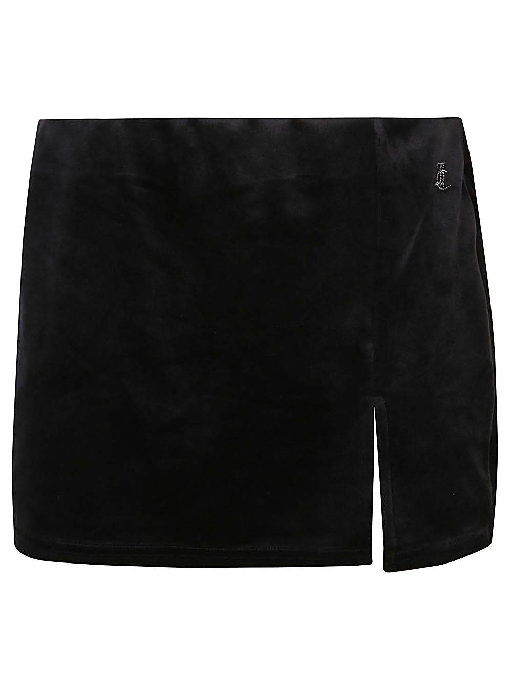 Juicy Couture Black Mini Skirt with Slit image 0