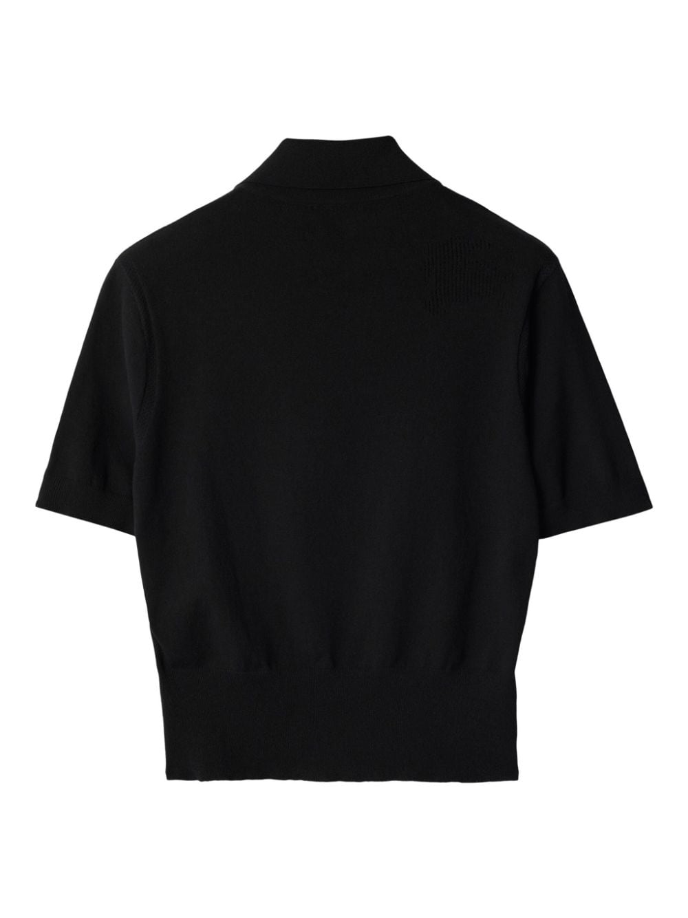 Burberry Black Cotton Blend T-Shirt image 1