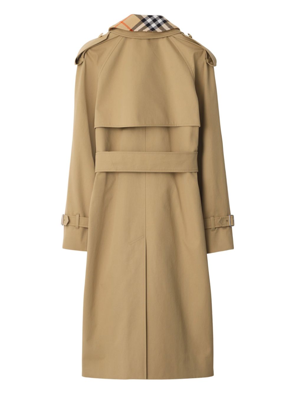 Burberry Beige Double-Breasted Wool Coat image 4