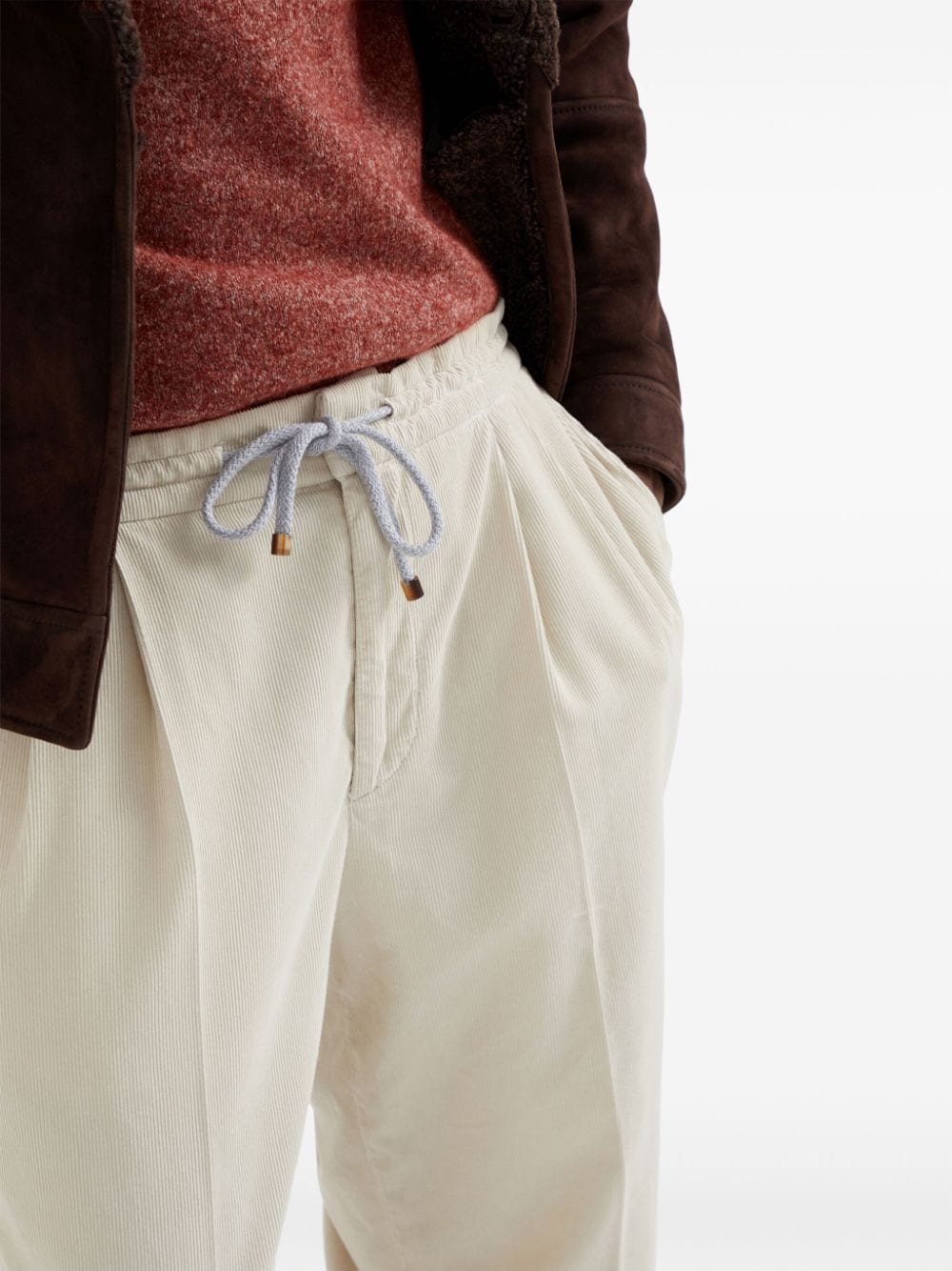 Brunello Cucinelli Trousers White image 1