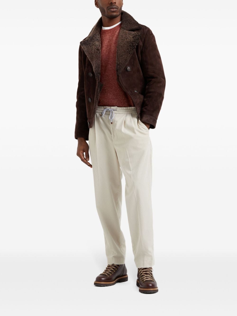 Brunello Cucinelli Trousers White image 5