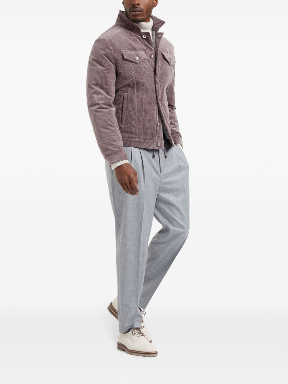 Brunello Cucinelli Trousers Light Grey image 3