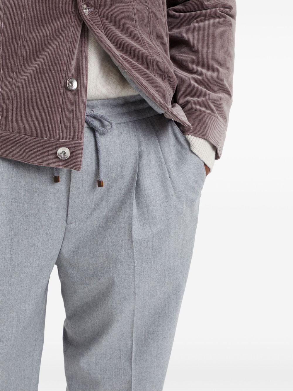 Brunello Cucinelli Trousers Light Grey image 5