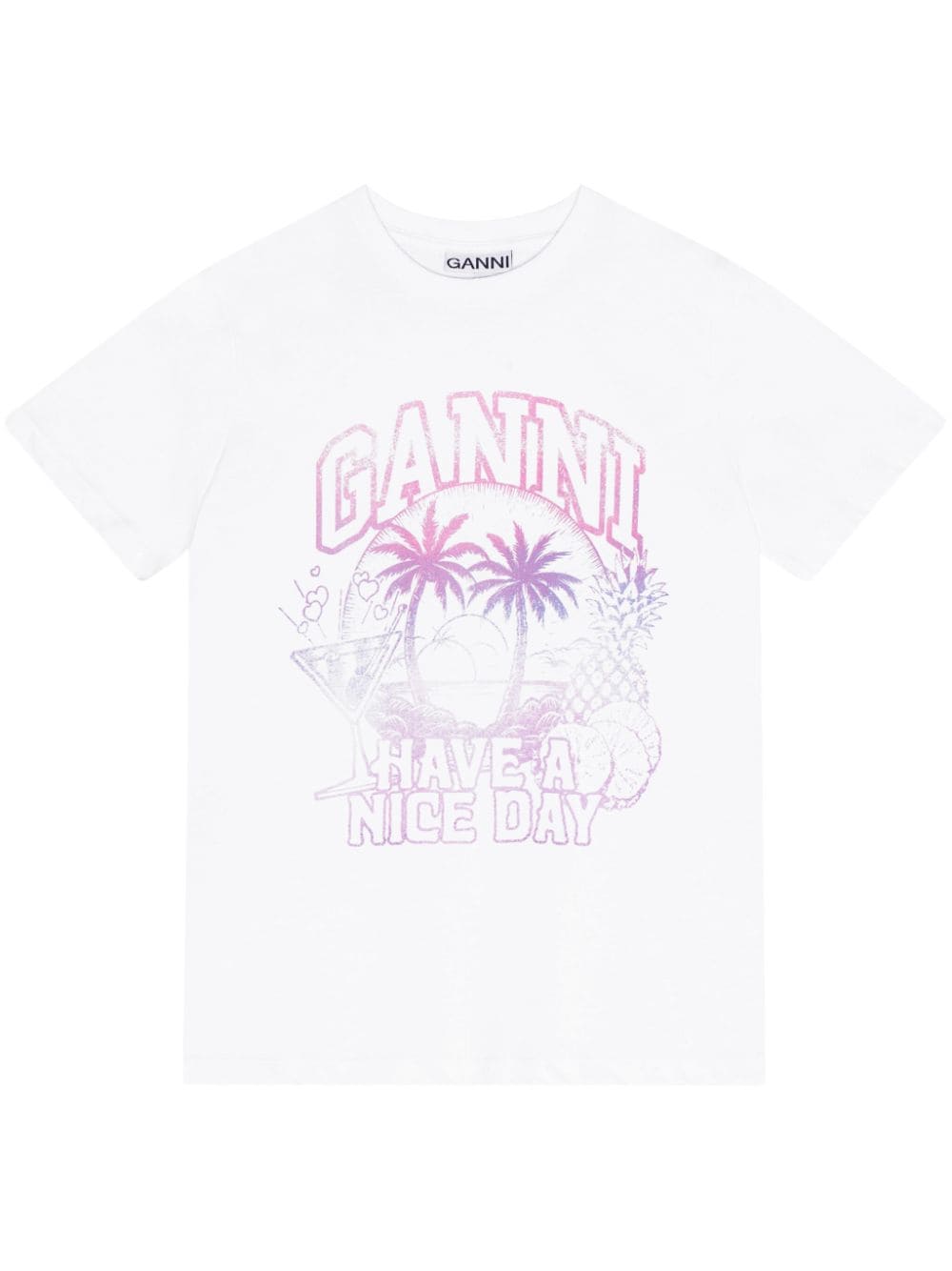 GANNI T-shirts and Polos White image 0